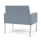 Lesro Mystic Lounge Reception Bariatric Chair, Silver, RS Rain Song Upholstery ML1401 - alternate 3